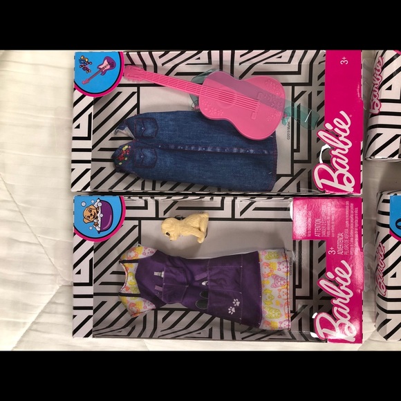 🆕Barbie Doll Outfits 4️⃣ different ones in box - Picture 2 of 6